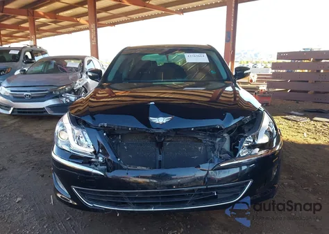 2013 Hyundai Genesis 3.8 z USA, uszkodzony, nr VIN KMHGC4DD3DU232760